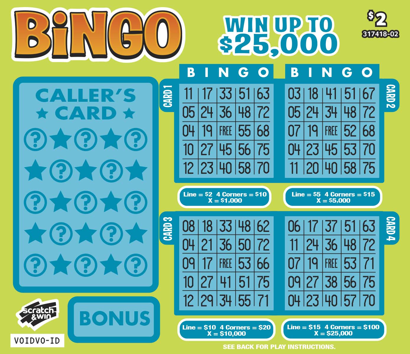 BCLC Bingo 317418 01-02 2